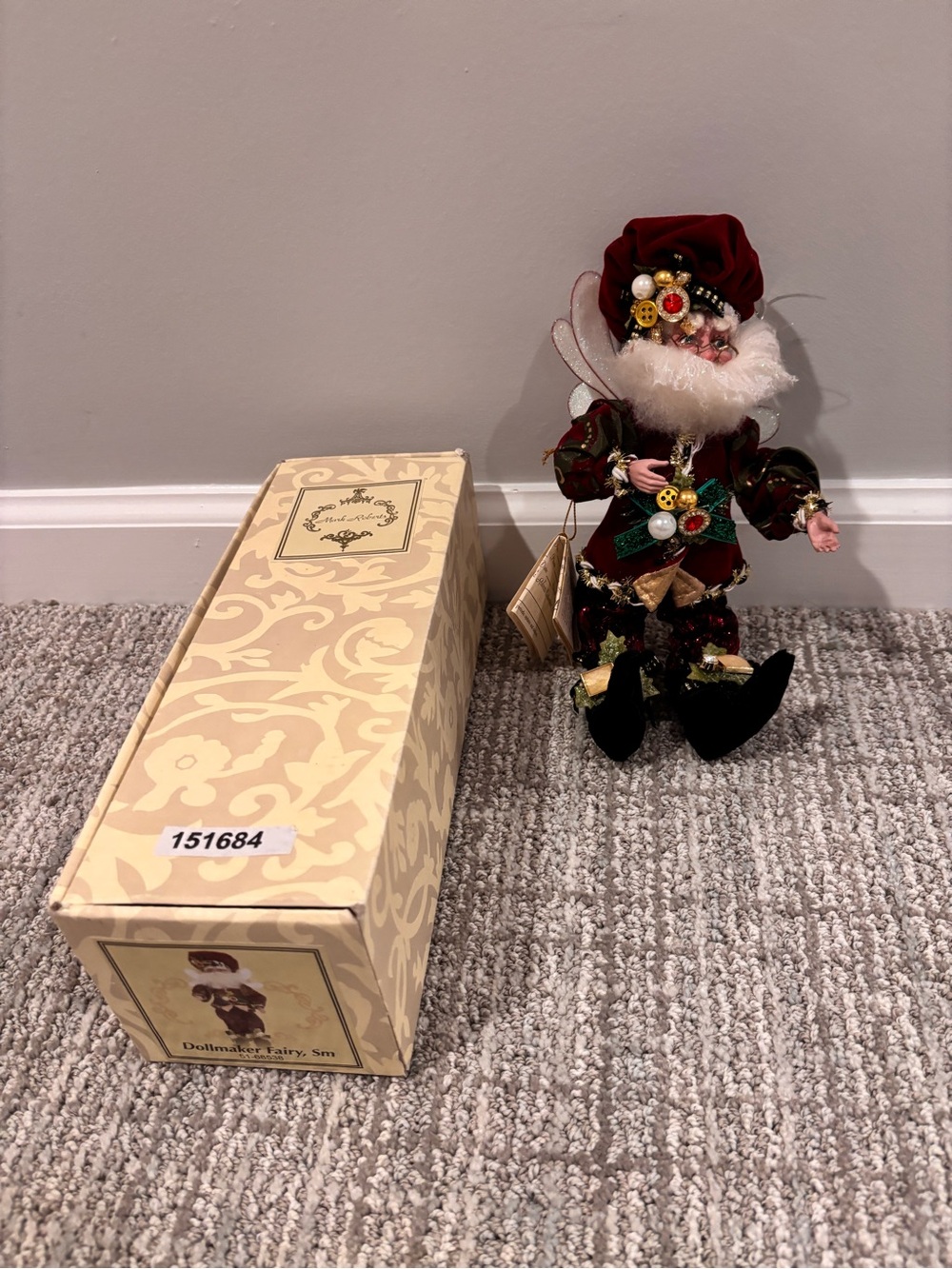 Mark Roberts Limited Edition Dollmaker Fairy Small collectible figurine in box